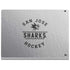 NHL San Jose Sharks Black Text Surface Book 2 13.5in Skin