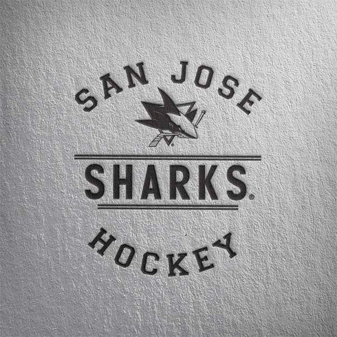 NHL San Jose Sharks Black Text Surface Book 2 15in Skin