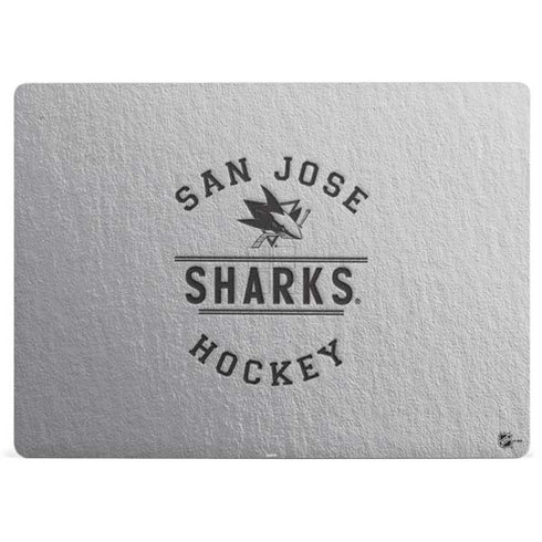 NHL San Jose Sharks Black Text Surface Laptop 3 13.5in Skin