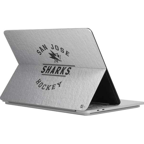 NHL San Jose Sharks Black Text Surface Laptop Studio Skin