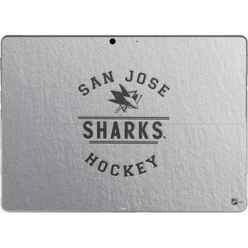 NHL San Jose Sharks Black Text Surface Pro 8 Skin