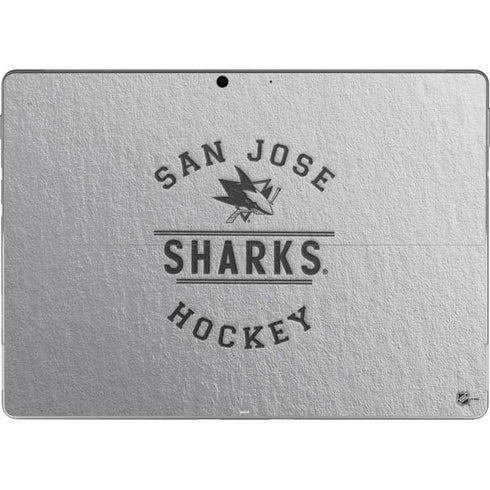 NHL San Jose Sharks Black Text Surface Pro 9 Skin