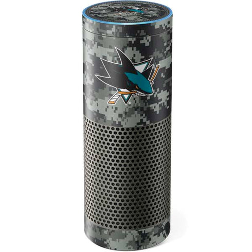 NHL San Jose Sharks Camo Amazon Echo Skin