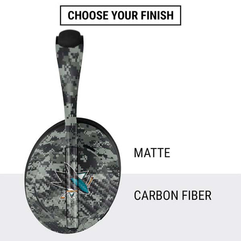 NHL San Jose Sharks Camo Bose Noise Cancelling Headphones 700 Skin