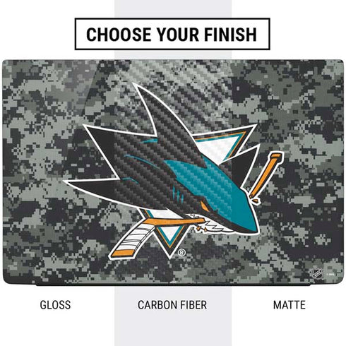 NHL San Jose Sharks Camo Dell Vostro Skin