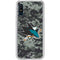 NHL San Jose Sharks Camo Galaxy A10e Clear Case