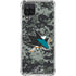 NHL San Jose Sharks Camo Galaxy A12 Clear Case