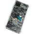 NHL San Jose Sharks Camo Galaxy A12 Clear Case