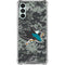 NHL San Jose Sharks Camo Galaxy A13 5G Clear Case