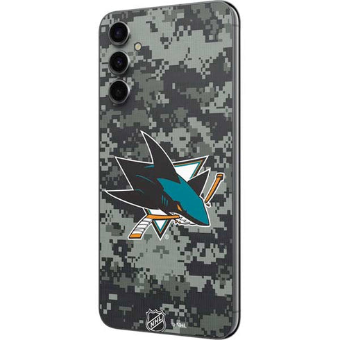 NHL San Jose Sharks Camo Galaxy A14 5G Skin