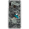NHL San Jose Sharks Camo Galaxy A30 Clear Case