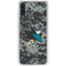 NHL San Jose Sharks Camo Galaxy A50 Clear Case