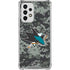 NHL San Jose Sharks Camo Galaxy A53 5G Clear Case