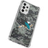 NHL San Jose Sharks Camo Galaxy A53 5G Clear Case