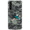 NHL San Jose Sharks Camo Galaxy A54 5G Clear Case