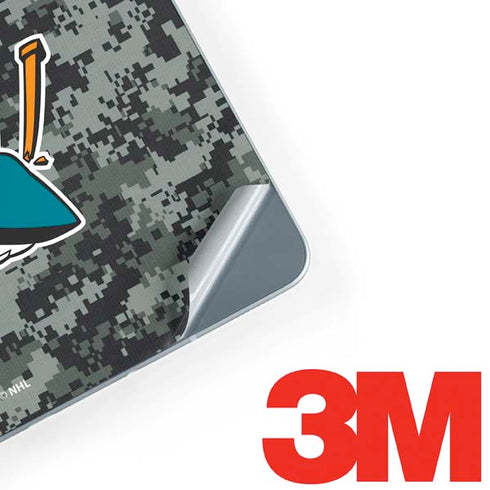 NHL San Jose Sharks Camo Galaxy Book 12in Skin