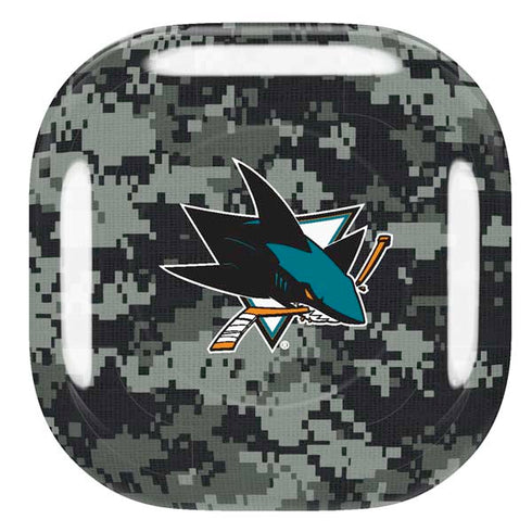NHL San Jose Sharks Camo Galaxy Buds Pro Skin