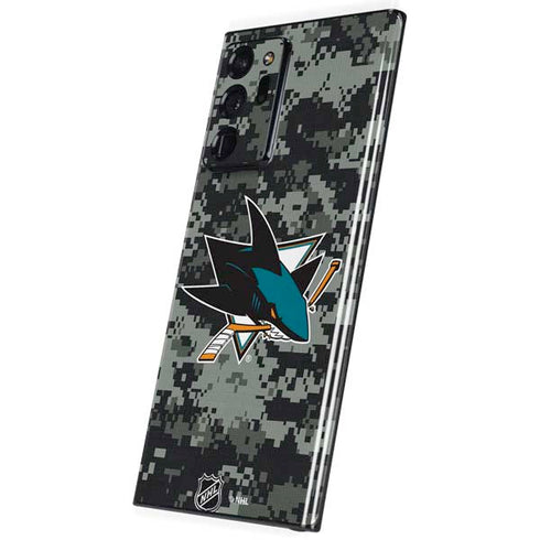 NHL San Jose Sharks Camo Galaxy Note20 Ultra 5G Skin
