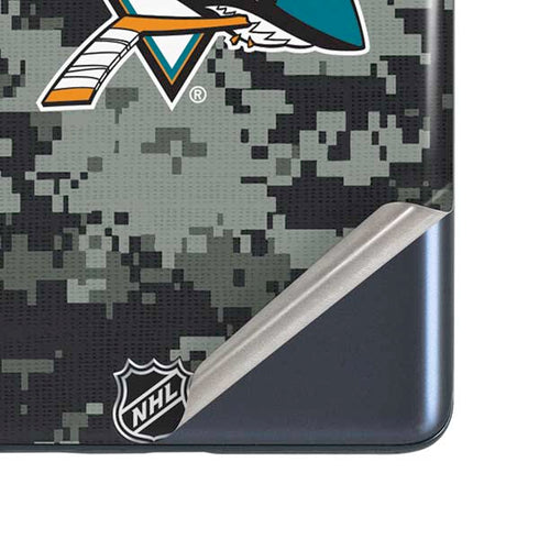 NHL San Jose Sharks Camo Galaxy S20 Fan Edition Skin