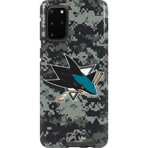 NHL San Jose Sharks Camo Galaxy S20 Plus Pro Case