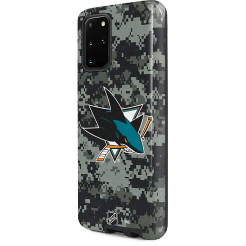 NHL San Jose Sharks Camo Galaxy S20 Plus Pro Case