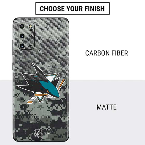NHL San Jose Sharks Camo Galaxy S20 Plus Skin