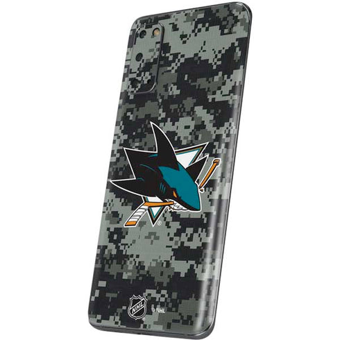 NHL San Jose Sharks Camo Galaxy S20 Skin