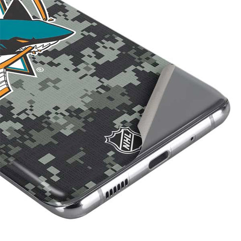 NHL San Jose Sharks Camo Galaxy S20 Skin