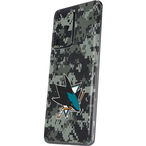 NHL San Jose Sharks Camo Galaxy S20 Ultra 5G Skin