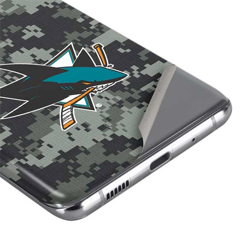 NHL San Jose Sharks Camo Galaxy S20 Ultra 5G Skin