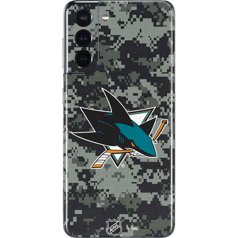 NHL San Jose Sharks Camo Galaxy S21 5G Skin