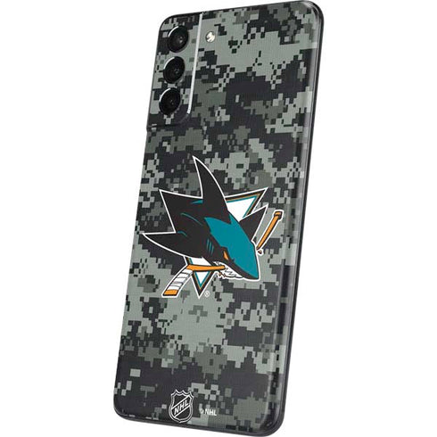 NHL San Jose Sharks Camo Galaxy S21 5G Skin