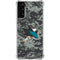 NHL San Jose Sharks Camo Galaxy S21 FE Clear Case