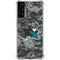 NHL San Jose Sharks Camo Galaxy S21 Plus 5G Clear Case