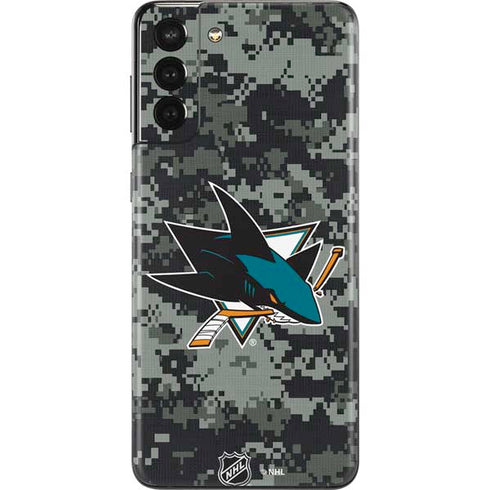 NHL San Jose Sharks Camo Galaxy S21 Plus 5G Skin