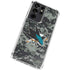 NHL San Jose Sharks Camo Galaxy S21 Ultra 5G Clear Case