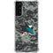 NHL San Jose Sharks Camo Galaxy S22 Plus Clear Case