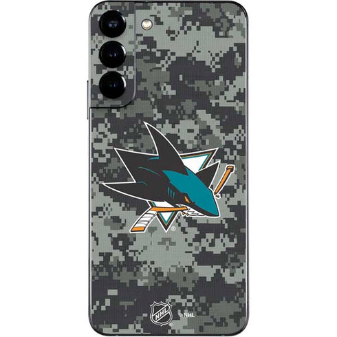 NHL San Jose Sharks Camo Galaxy S22 Plus Skin