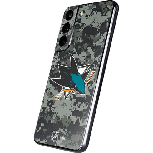 NHL San Jose Sharks Camo Galaxy S22 Skin