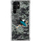 NHL San Jose Sharks Camo Galaxy S22 Ultra Clear Case
