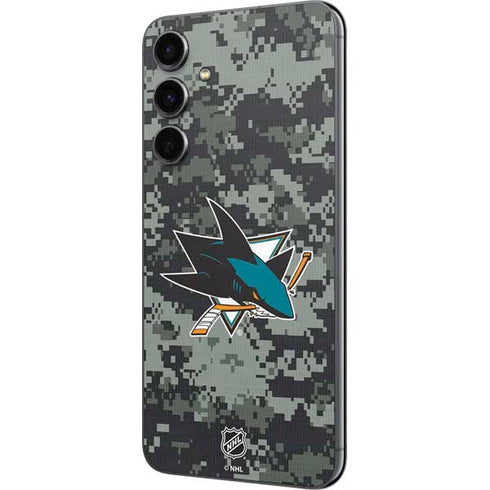 NHL San Jose Sharks Camo Galaxy S23 FE Skin