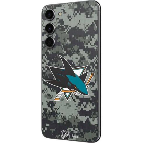 NHL San Jose Sharks Camo Galaxy S23 Plus Skin