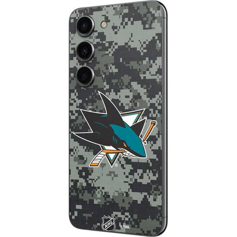NHL San Jose Sharks Camo Galaxy S23 Skin