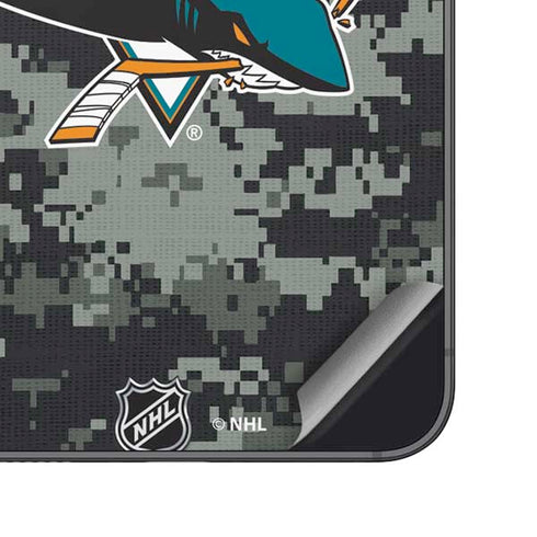 NHL San Jose Sharks Camo Galaxy S23 Skin