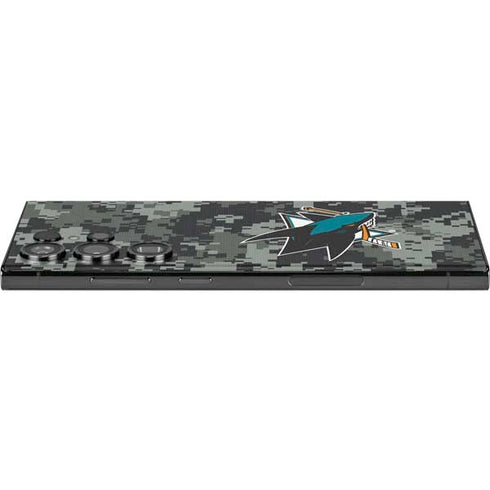 NHL San Jose Sharks Camo Galaxy S23 Ultra Skin