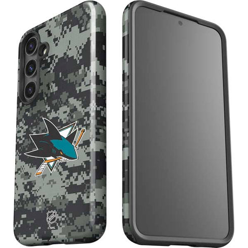 NHL San Jose Sharks Camo Galaxy S24 Impact Case