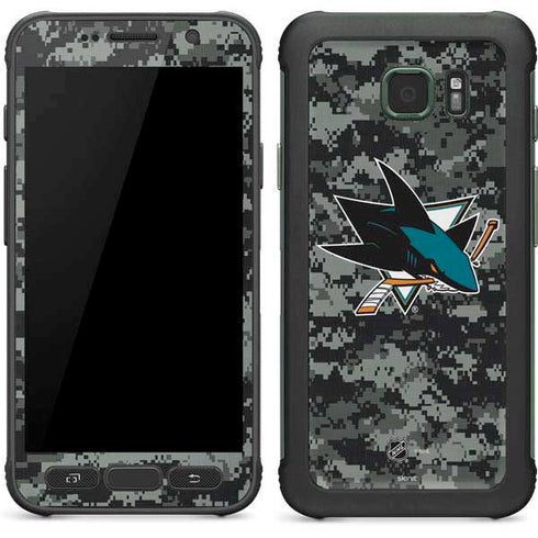 NHL San Jose Sharks Camo Galaxy S7 Active Skin