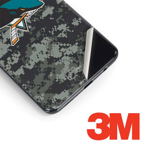 NHL San Jose Sharks Camo Galaxy S9 Plus Skin