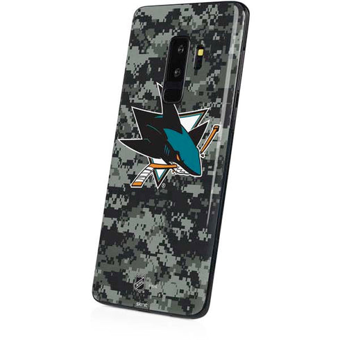 NHL San Jose Sharks Camo Galaxy S9 Plus Skin