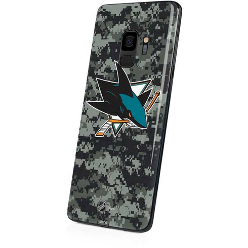 NHL San Jose Sharks Camo Galaxy S9 Skin